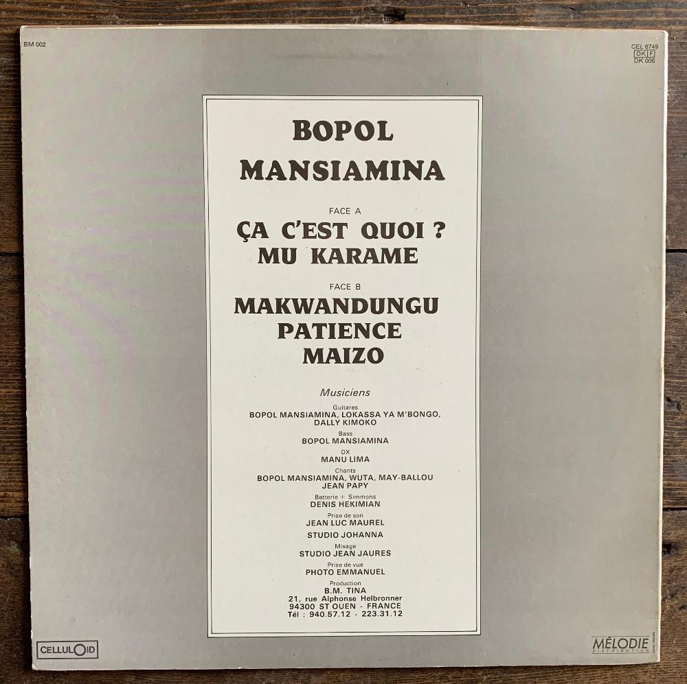 Bopol Mansiamina - s/t