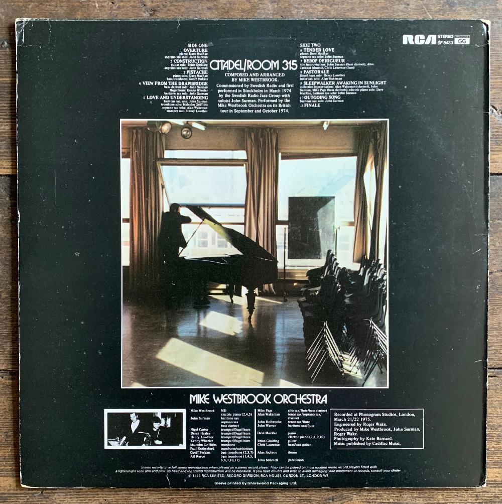 Mike Westbrook Orchestra - Citadel/Room 315