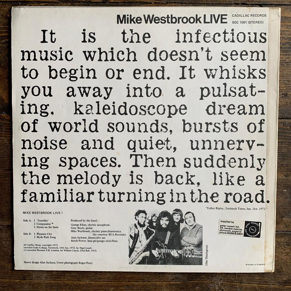 Mike Westbrook - Live