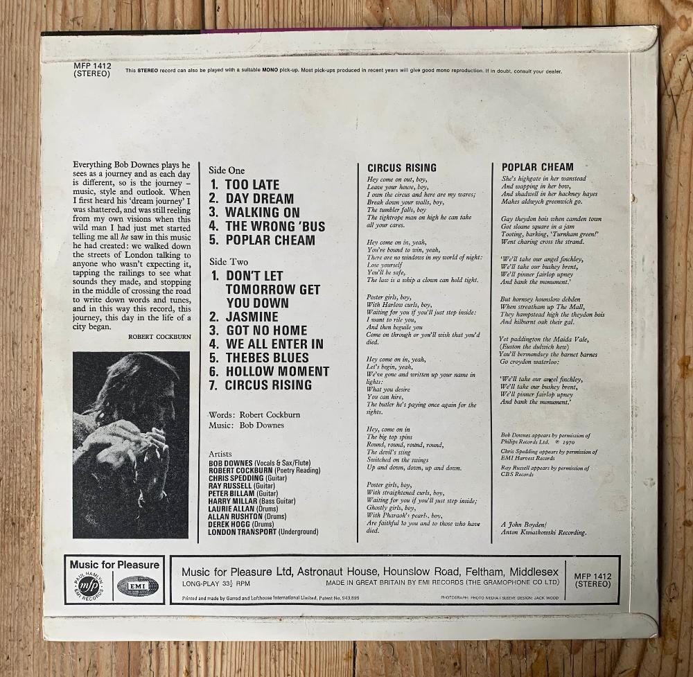 Bob Downes - Deep Down Heavy