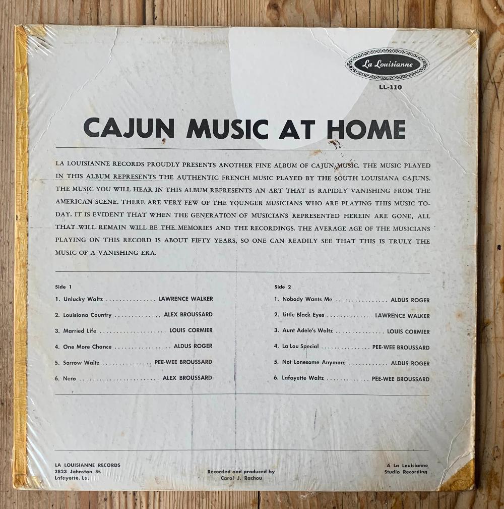 v/a - Cajun Music at Home