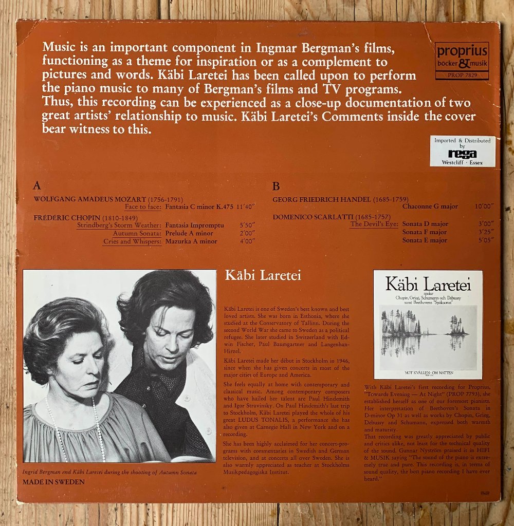 Kabi Laretei - Film Music of Ingmar Bergman