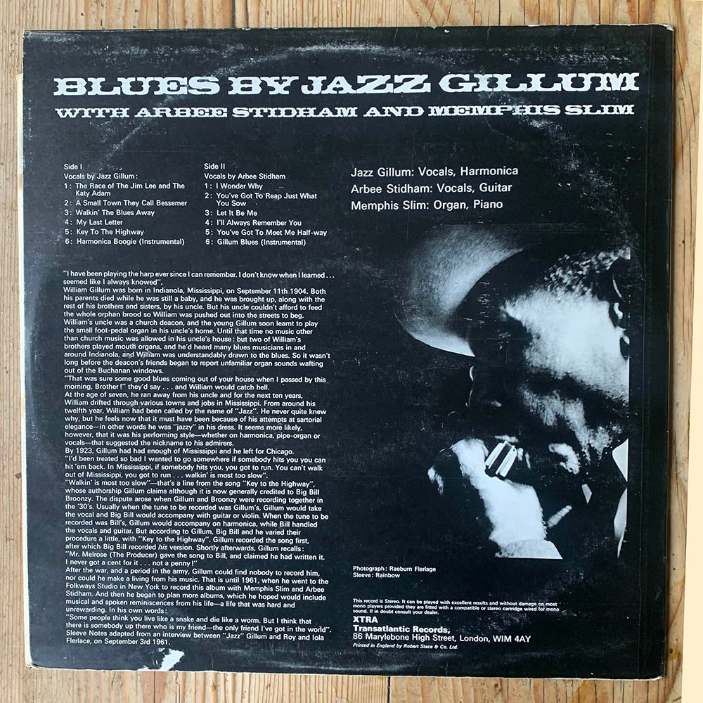 Jazz Gillum with Arbee Stidham & Memphis Slim - Blues By Jazz Gillum