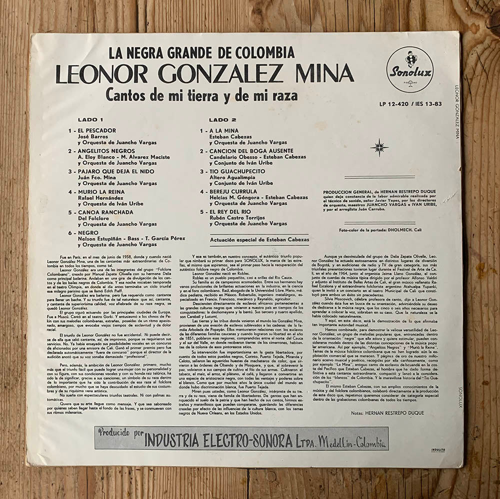 Leonor Gonzalez - Cantos De Mi Tierra Y De Mi Raza