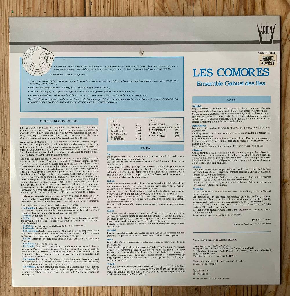 Ensemble Gabusi Des Iles - Les Comores