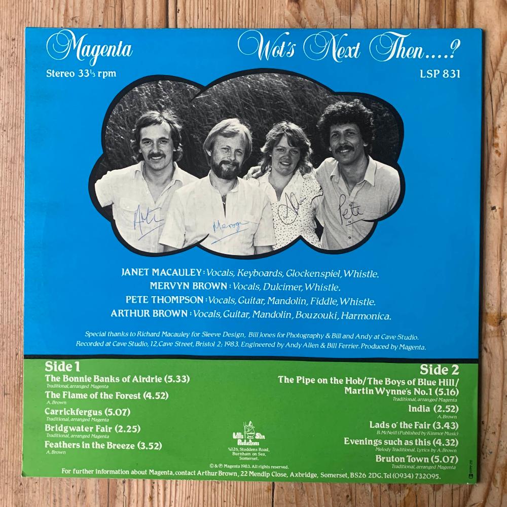 Magenta - Wot's Next Then....?