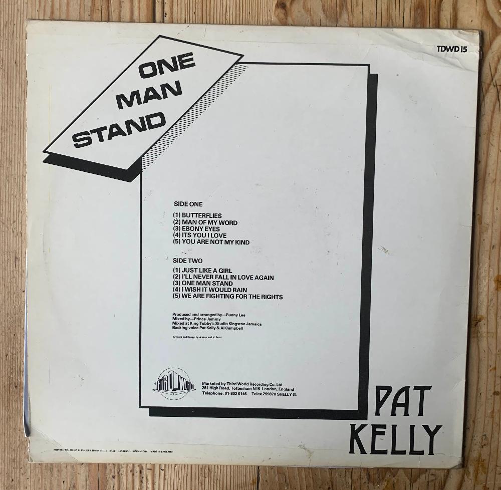 Pat Kelly - One Man Stand