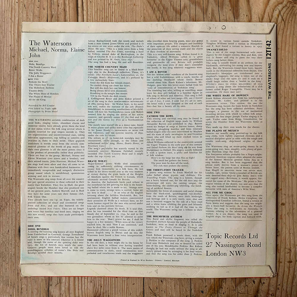 The Watersons - s/t